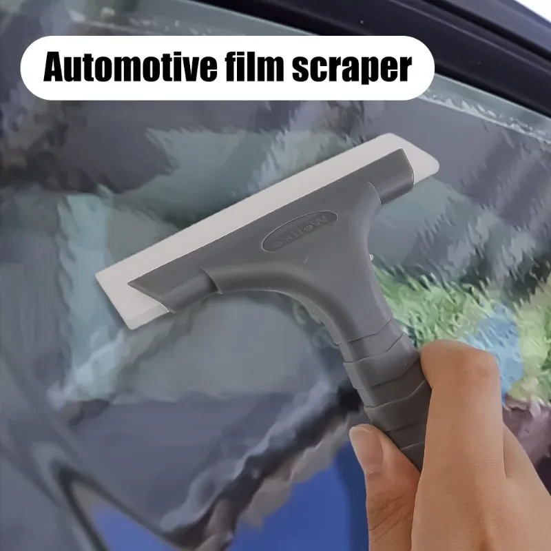 Car Glass Film Multifunctional Scraper Car Windshield Wiper Cleaner Bathroom Glass Washer Silicone Blade Cleaning Accessories