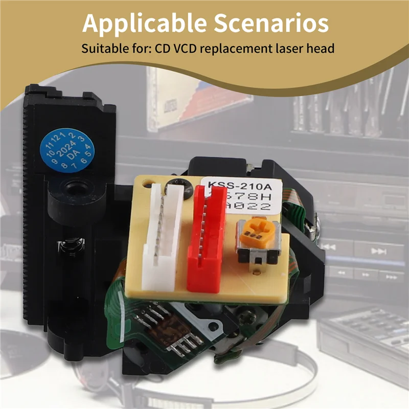 عدسة الالتقاط الضوئية KSS 210A لرأس قطع غيار مشغل أقراص مضغوطة DVD من سوني