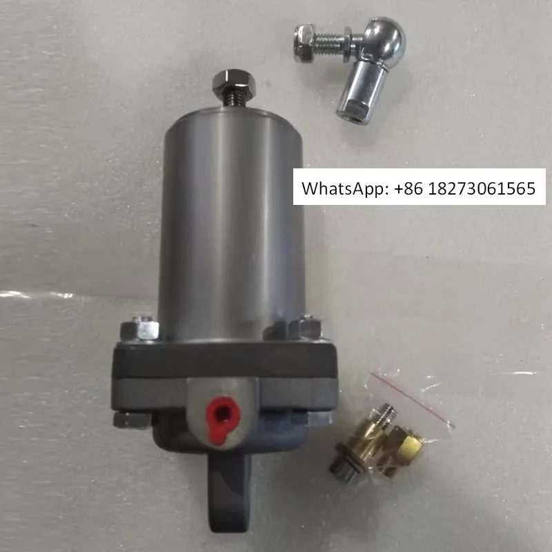 

Air compressor speed control cylinder intake valve loading servo cylinder throttle acceleration