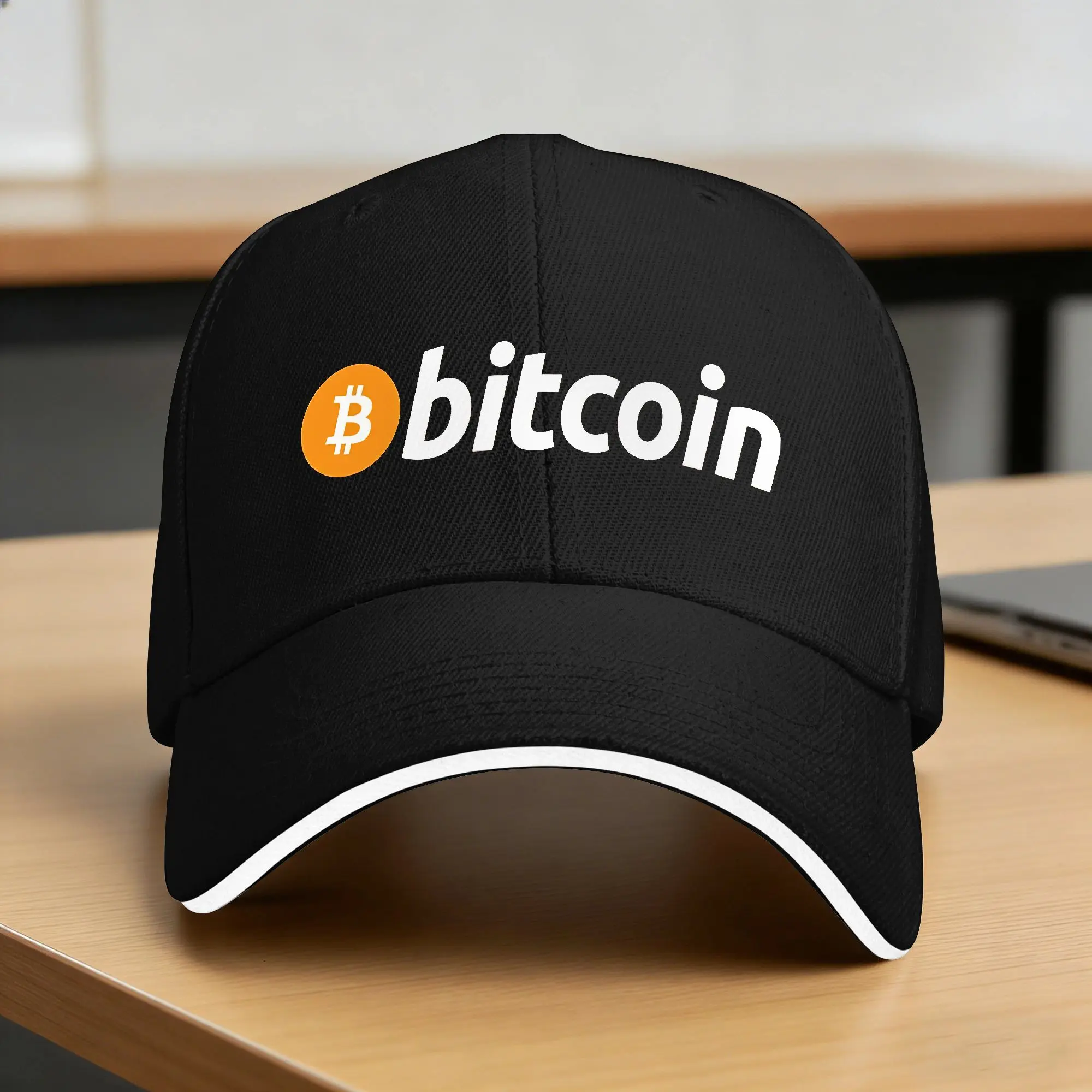 Summer Bitcoin BTC Crypto Coins  Baseball Cap  Hunting Camping Design Sun Hip Hop Hats Couple Women Adjustable Baseball Caps