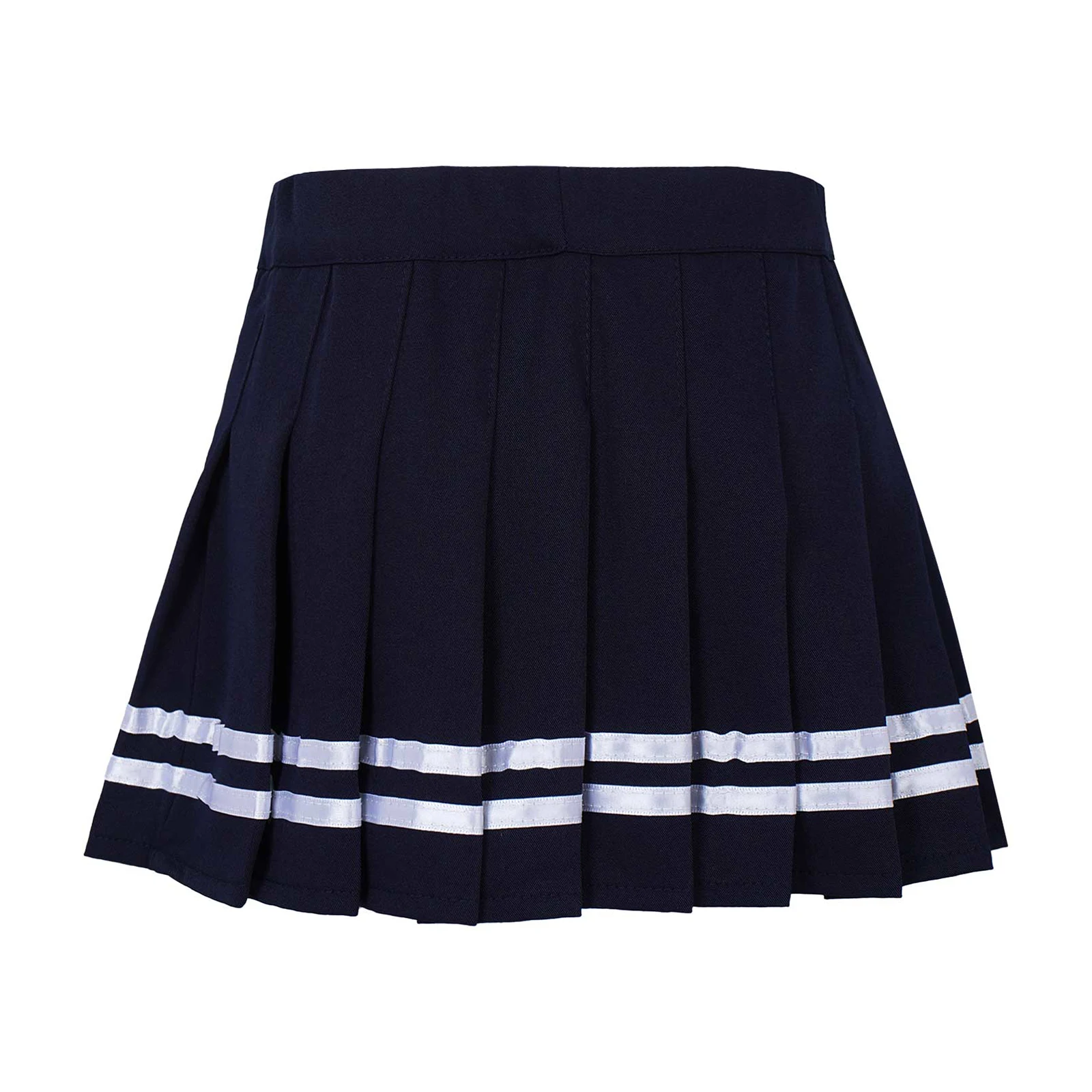 Girls' Pleated Skirt, Golf Tennis Skorts, Korean Style Fashion, Striped School Uniform Skirts, Elastic Shorts, Kids