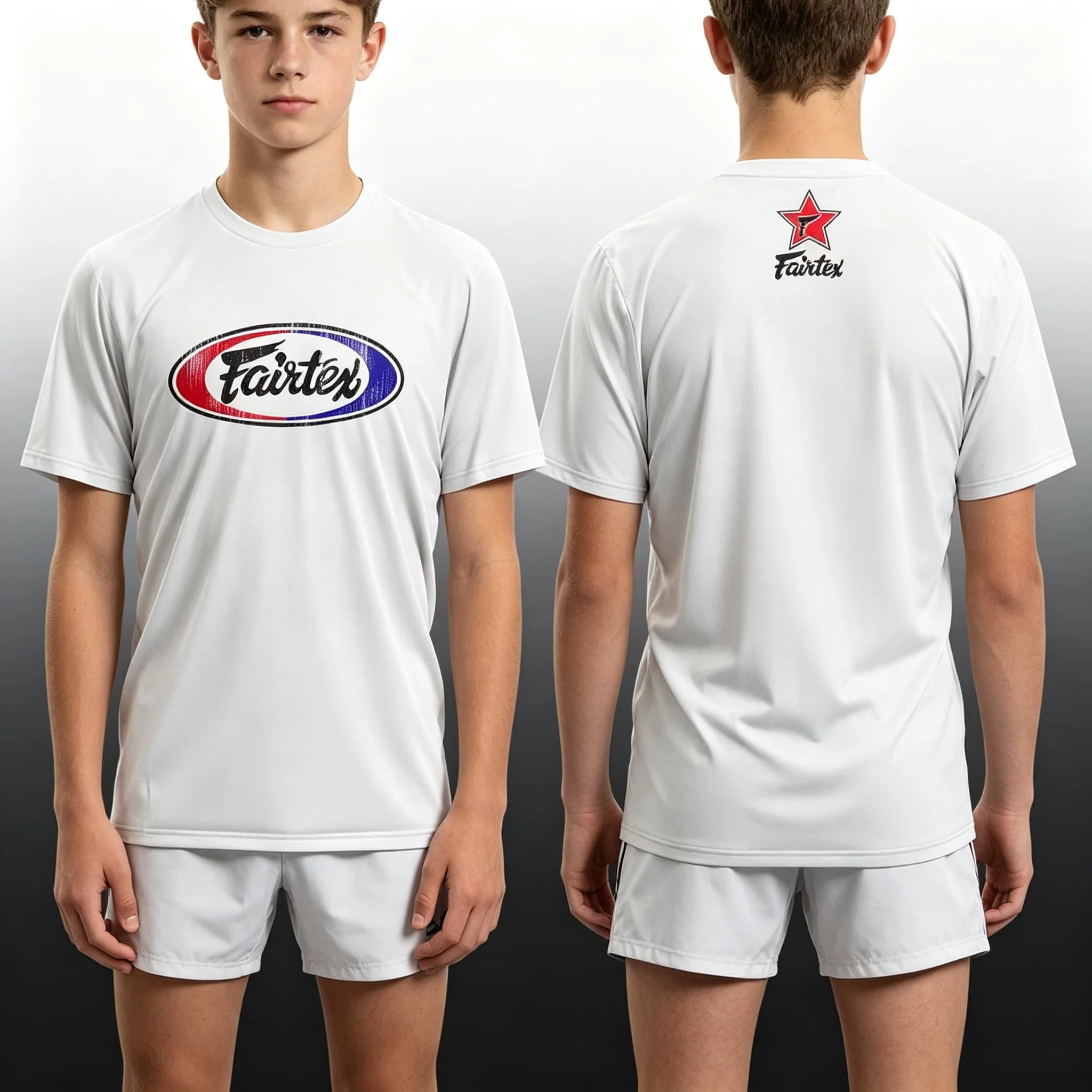 Fighting Suit Fairtex Printing Comfort Casual Sport Top Women's Tshirt Unisex Tee Top Short Sleeve Quick Drying Men's T Shirt