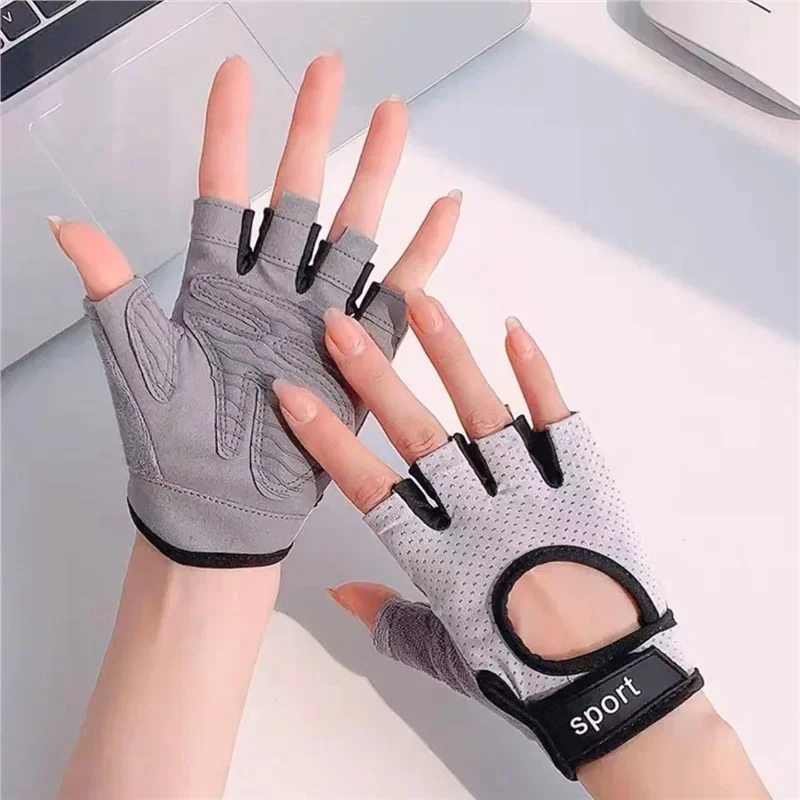 1 пара перчаток для йоги с полупальцами, противоскользящие высокоэластичные перчатки, тренировочные перчатки унисекс, перчатки для верховой езды, принадлежности для тренировок силы