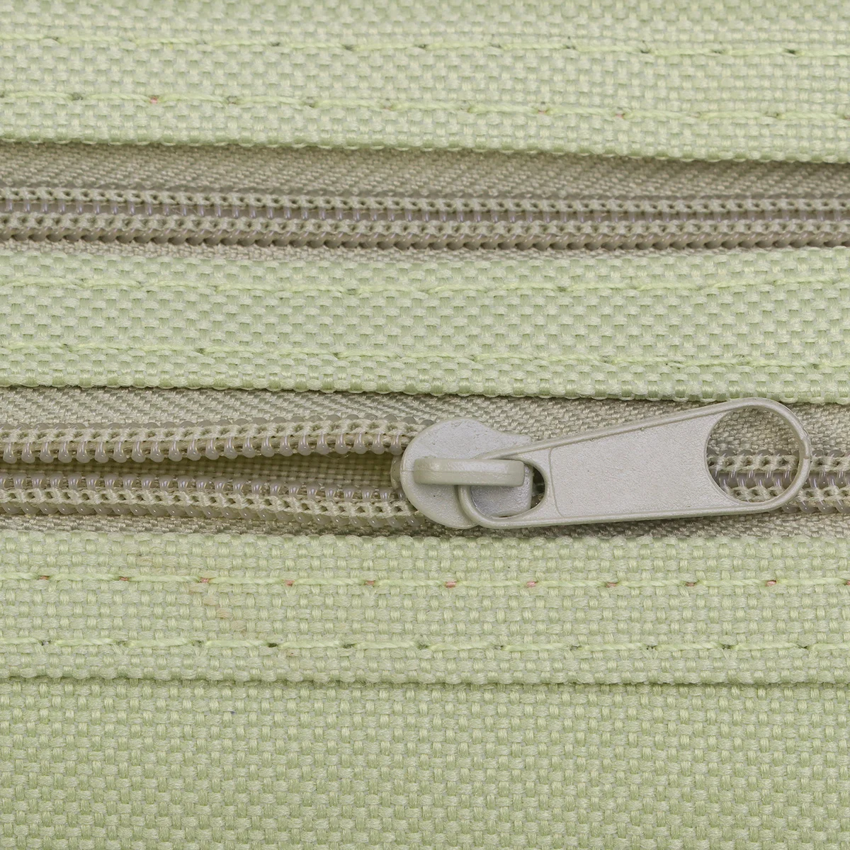 

Double Layer Canvas Pencil Bag Large Capacity Portable Stationery Organizer Coin Pouch Zipper Case For Students