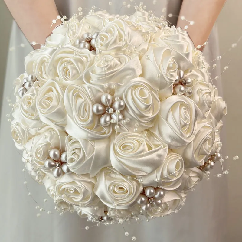

Wedding dress Bride heavy industry hand bouquet finished diamond bouquet wedding photo