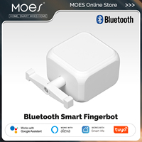 MOES Tuya Smart Bluetooth Finger Robot Warp Switch Button Key Smart Life App with Voice Control via Alexa, Google Assistant