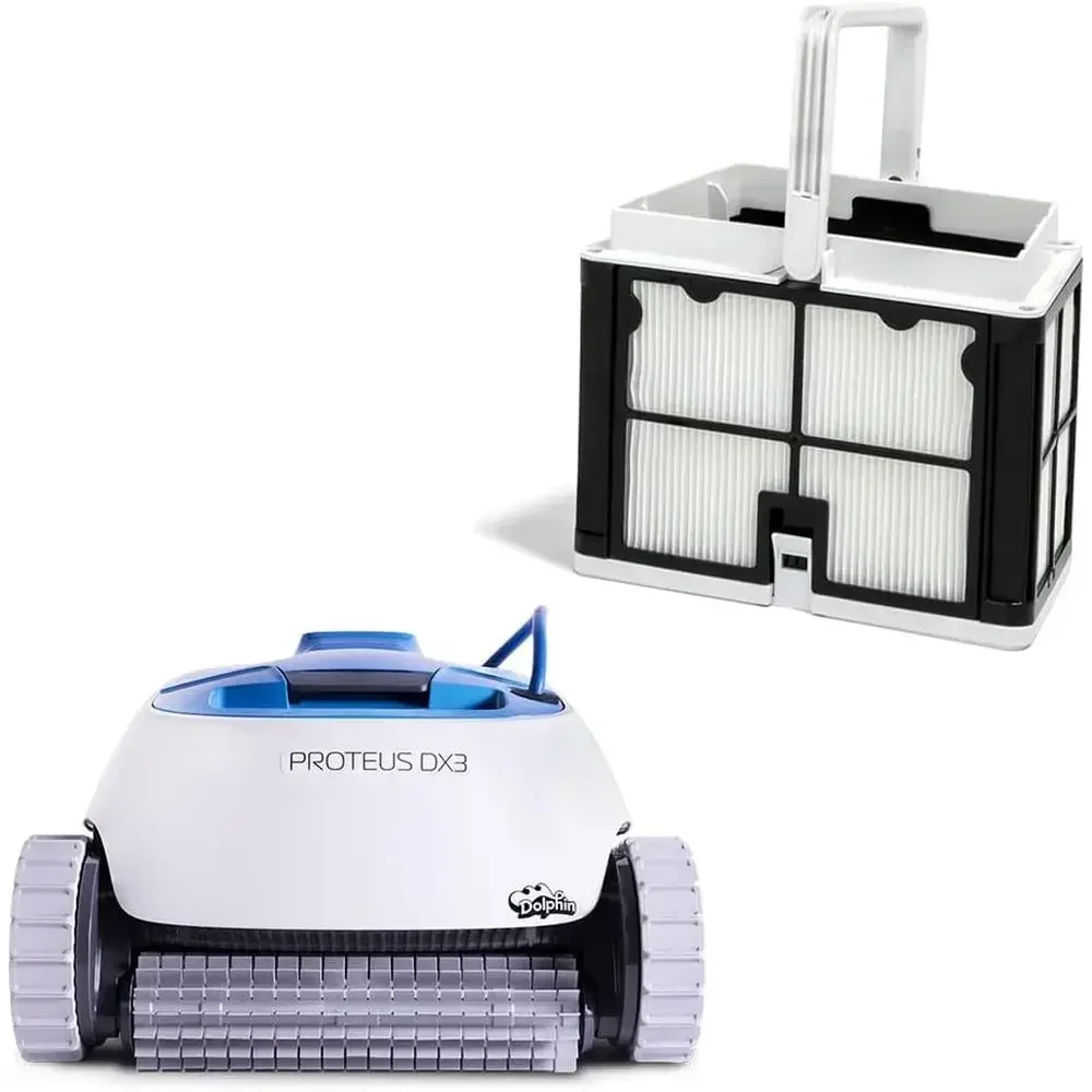 Proteus DX3 Automatic Robotic Pool Vacuum Cleaner Includes Ultra-ine ilters or an Clean, Ideal or In-Ground Pool up to 33 T in L