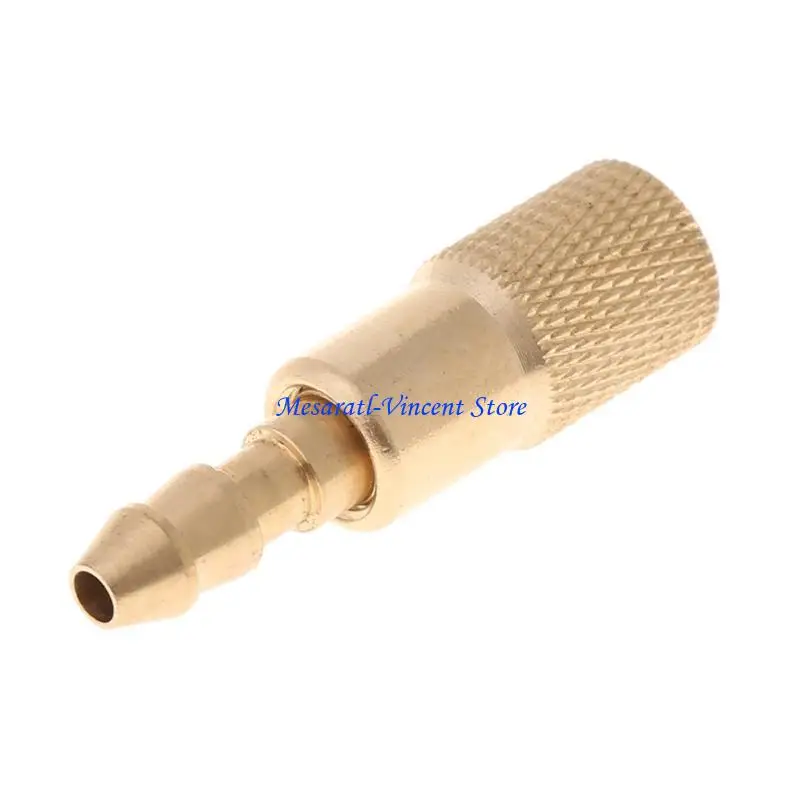 A70F 1PC Car Auto Brass 6mm Tyre Wheel Tire Air Chuck Inflator Pump for Valve Clip Cl