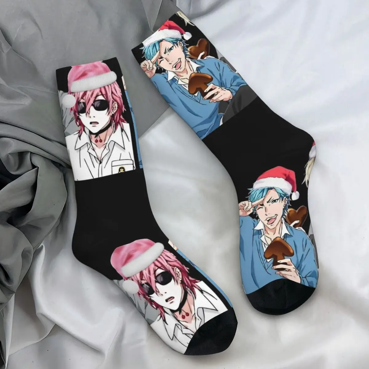 Yarichin B Club Socks Spring Manga Boy Stockings Elegant Unisex Men High Quality Socks Printed Running Anti Skid Socks