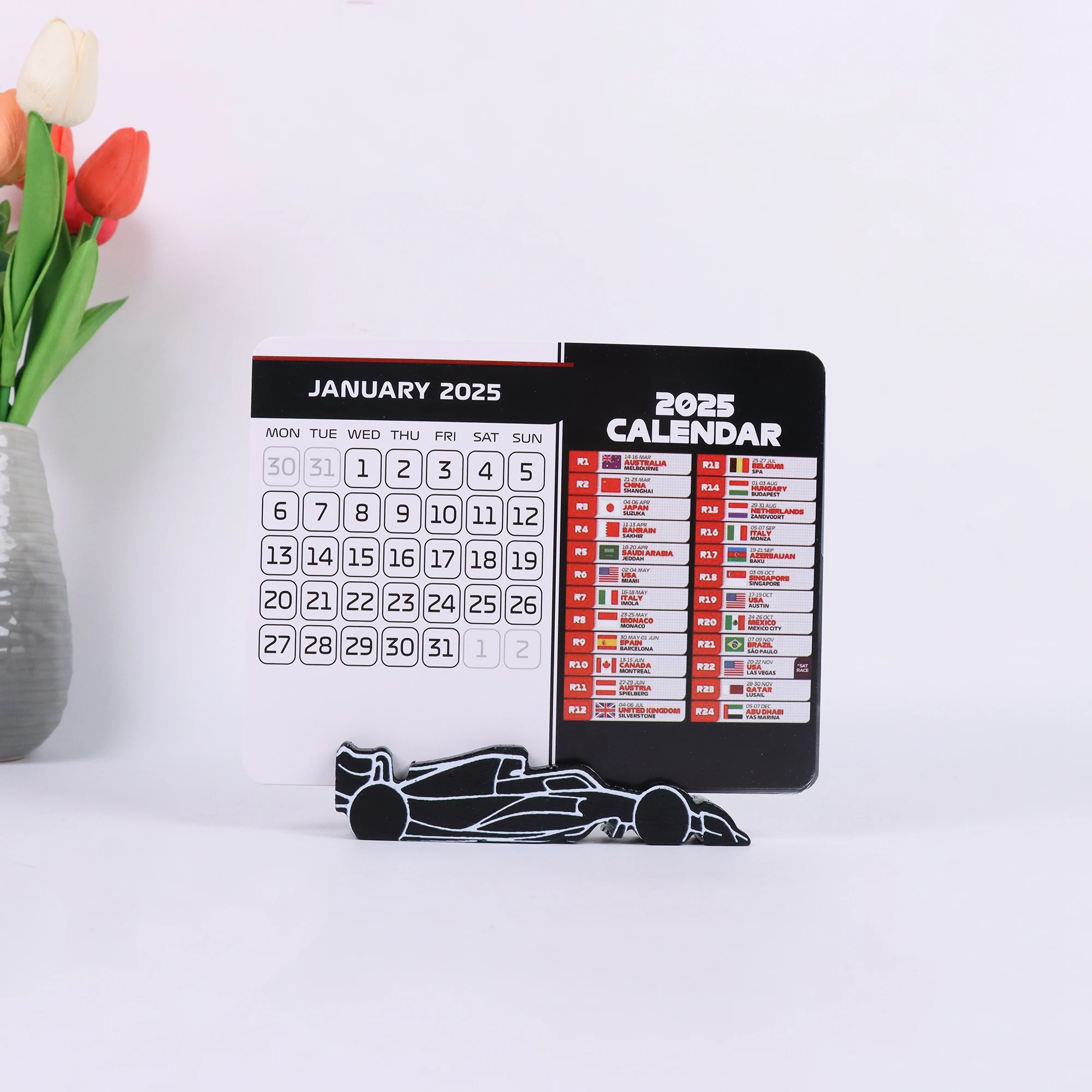 2025 Personalised F1 Racing CalendarFormula 1 2025 Calendar2025 Season With This Minimalist Calendar And Race Schedule