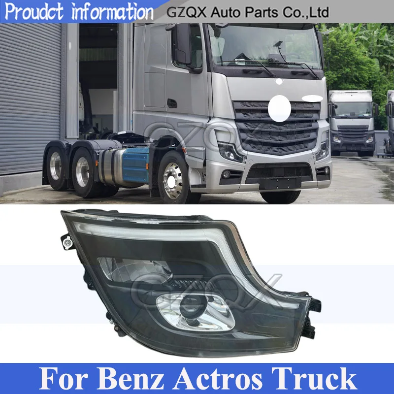 CAPQX 6 Pin LED Front Bumper Head Light Head Lamp For Merecdes Benz Actros Truck Headlight Headlamp Daytime Running Light DRL