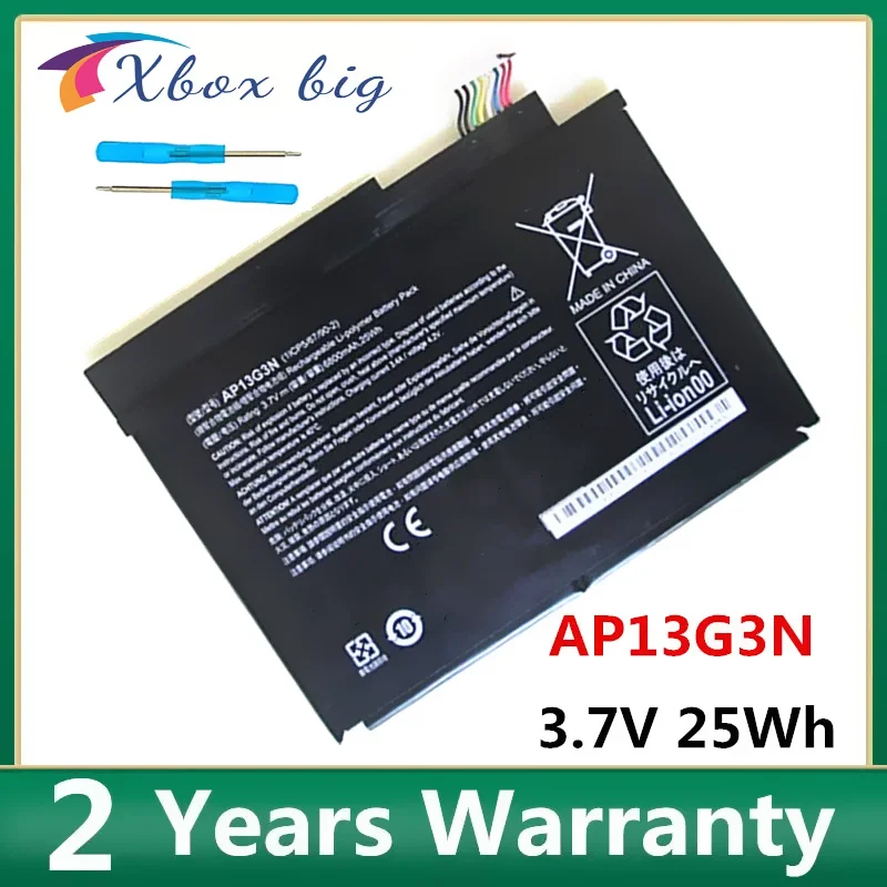 3.7V 25Wh 6800mAh Model AP13G3N Battery For Acer Aspire Iconia W3-810 Tablet 8 Series Tablet