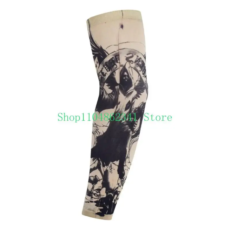 5asd Ice Silk Tattooing ARM Sleeves Vỏ cánh tay bảo vệ để đi bộ câu cá hàng ngày
