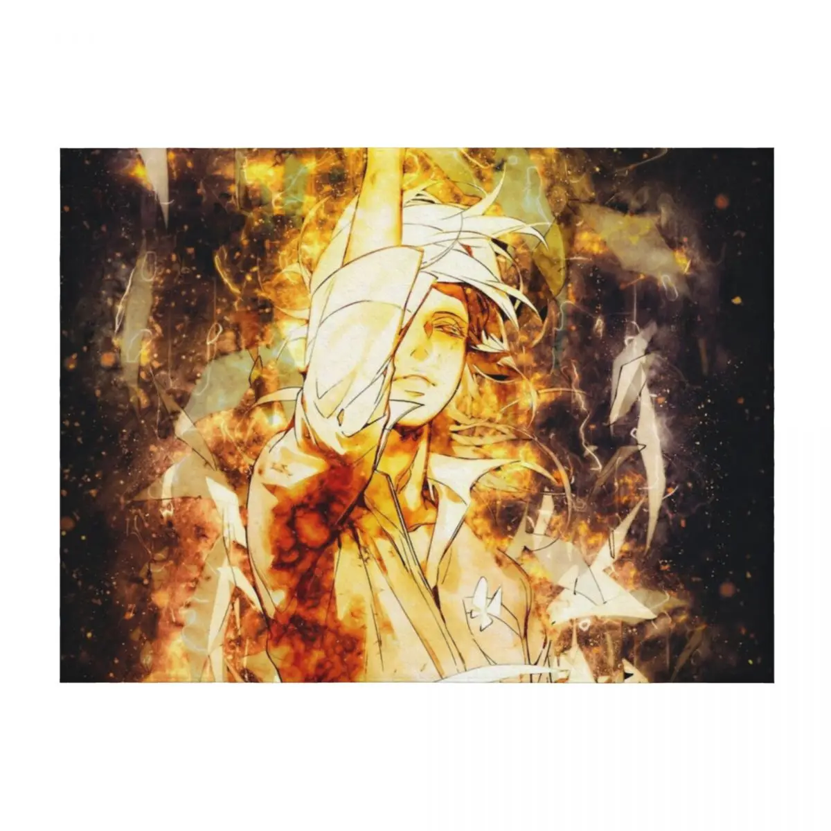 

Shogo Makishima Psycho Pass Throw Blanket Camping Shaggy Multi-Purpose Decorative Throw Blankets