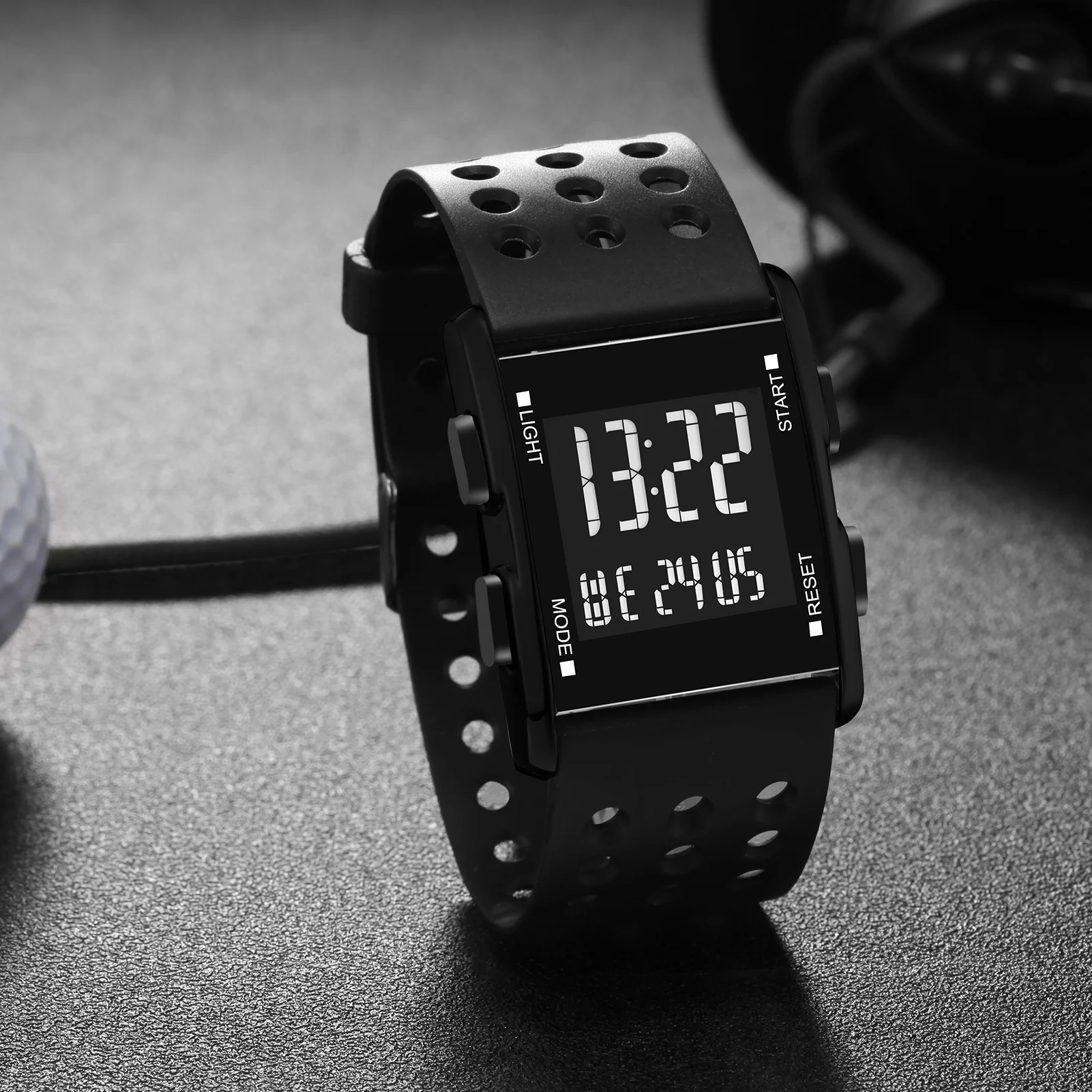 ADDIES Fashion Sports Digital Watch for Men Chrono Waterproof Electronic Men's Wristwatches Multifunctional Watch Reloj Hombre