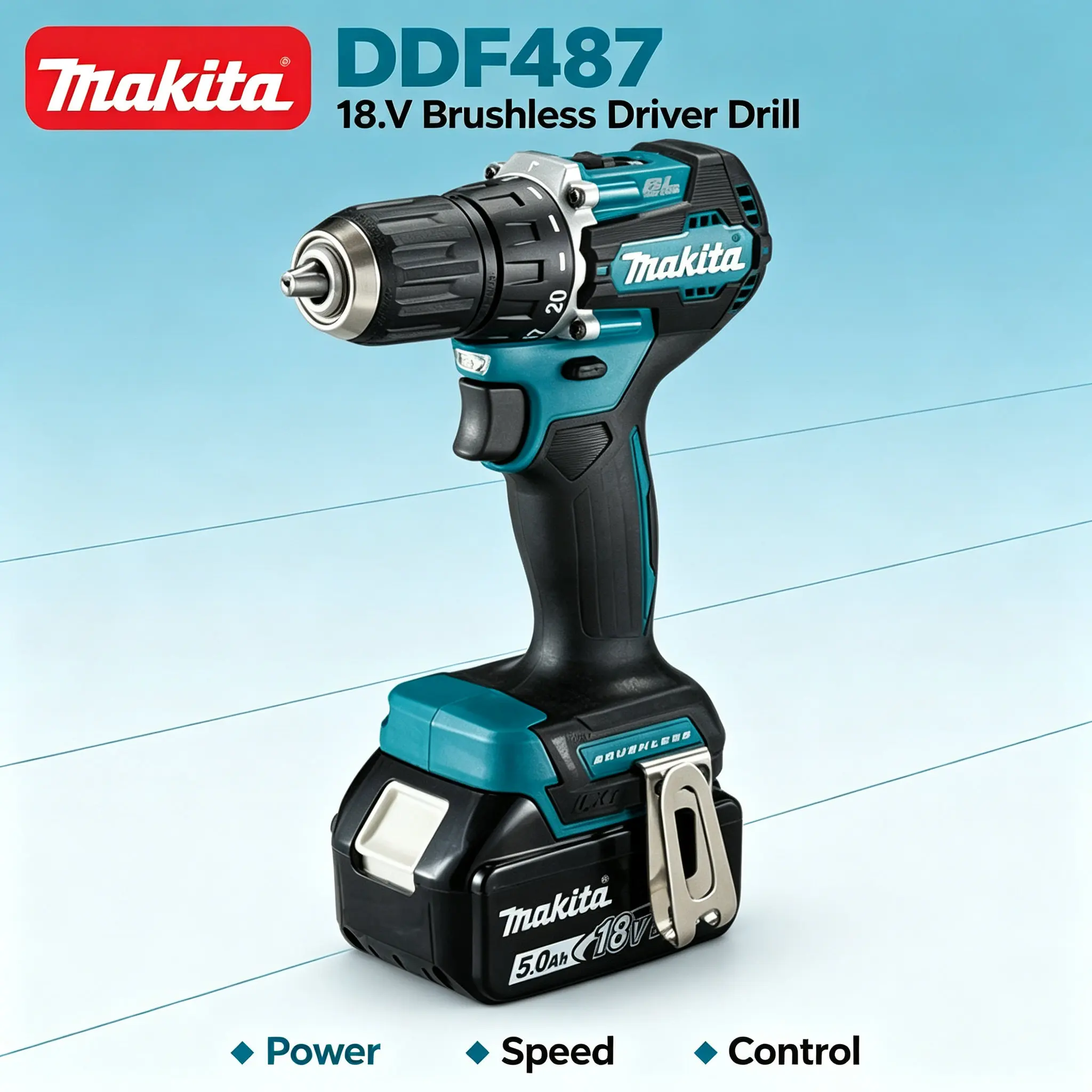 Smerigliatrice angolare a batteria Makita DGA404 18V, senza spazzole, ricaricabile, per taglio, smerigliatura, lucidatura di metalli, officina, garage e riparazioni fai-da-te