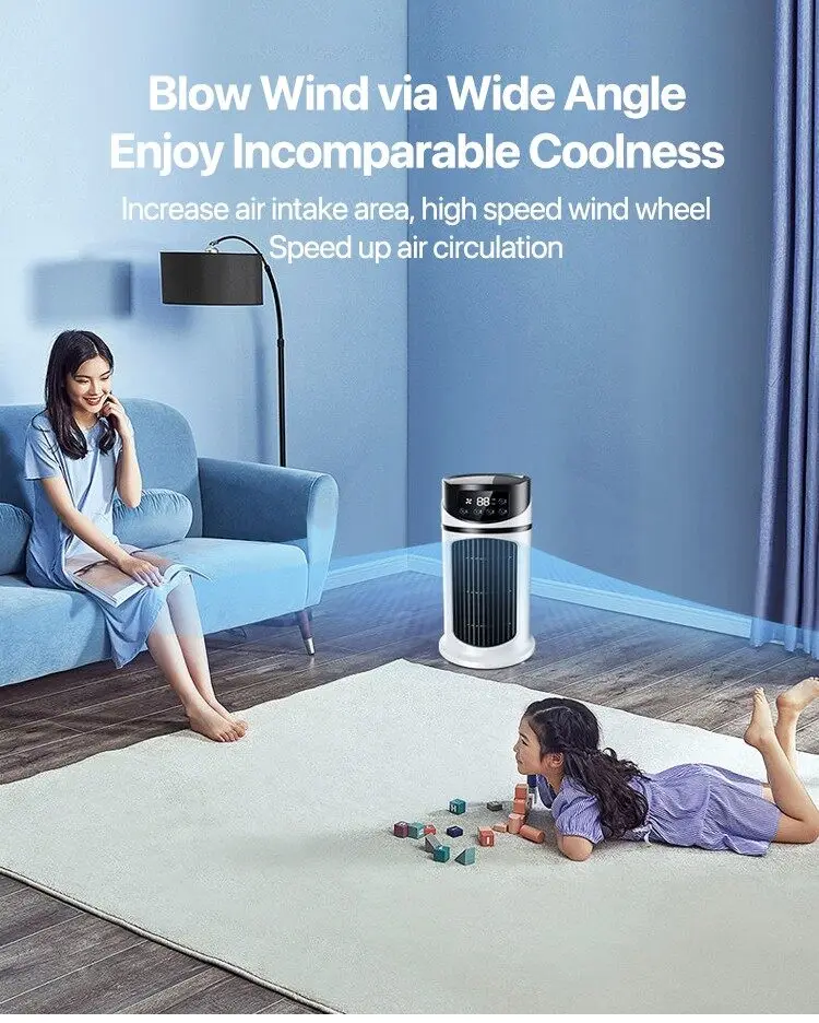 Portable Mini Conditioner Water Cooling Fan Water Cooling Conditioning air Cooler for Office Home Air Conditioner