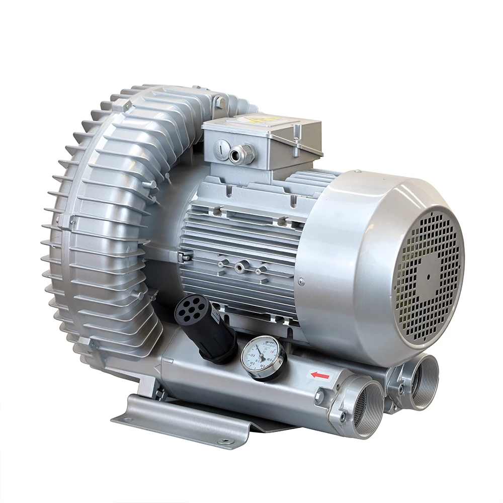 Golden Bridge 2GH 830 H17 380v 220v 5.5kw Single Stage 700m3/h -20kpa Ring Side Blower for Wooden CNC Machine