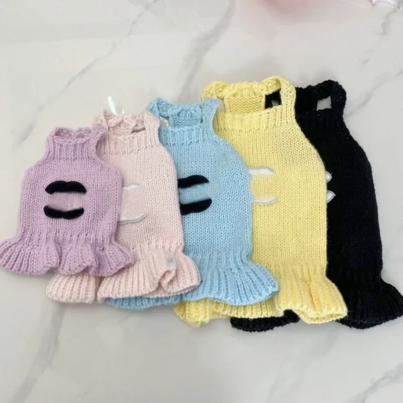 

Sweater Puppy Dress, Warm Pet Small Dogs Clothes Winter Rabbit Sweater Pets Sweatshirt Dogs Coat Cat Coats Kitten Dresses Candy
