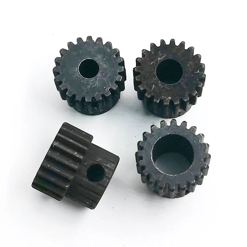 20 Teeth 0.5M Metal Cog Wheel OD=11mm Retaining Screw Steel Gear Shaft Hole 3/ 4/ 5/ 6mm 20T