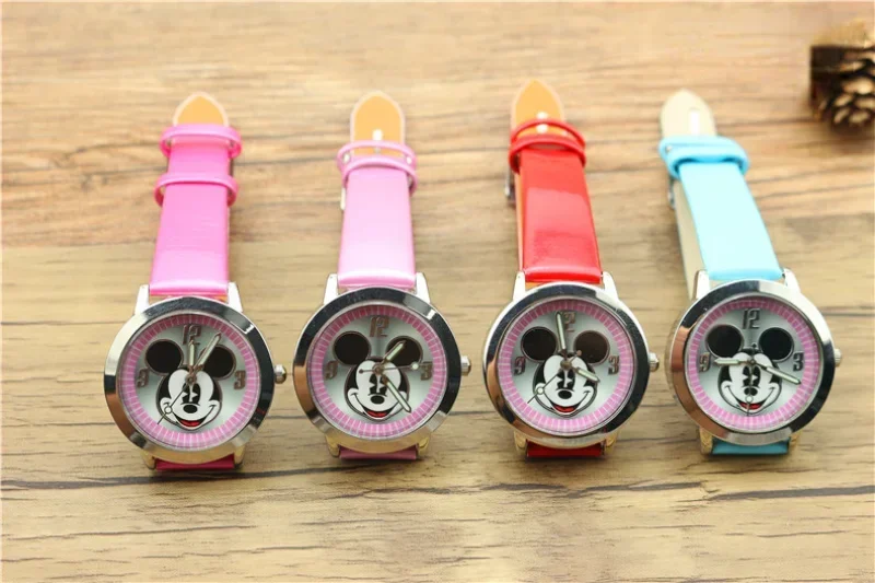 Disney Mickey Mouse Watches for Children Waterproof Luminous Cartoon Kids Watch Girl Boy Child Wristwatch Time Machines Clock