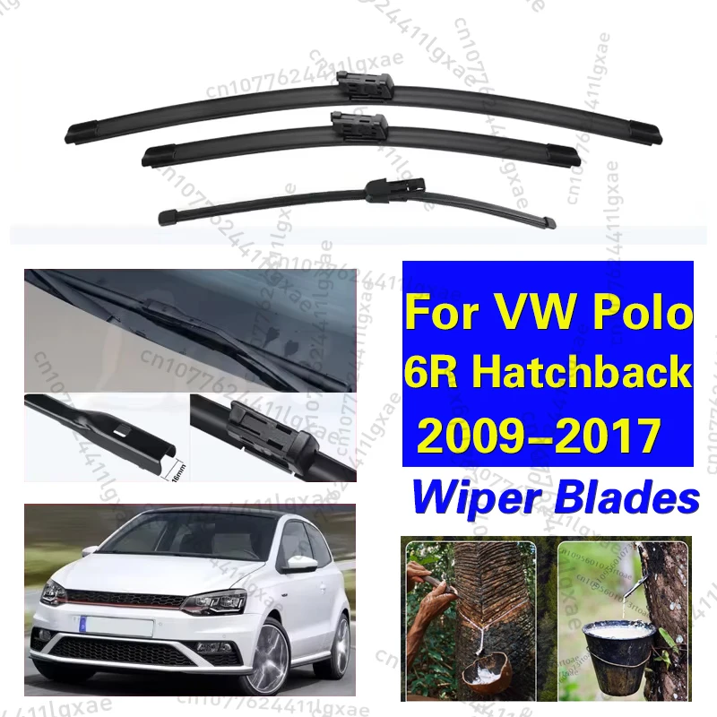 

Для VW Polo 6R хэтчбек 2009-2017 24 "+ 16" + 11 "передние и задние щетки стеклоочистителя, аксессуары для резаков 2012 2013 2014 2015 2016 2017