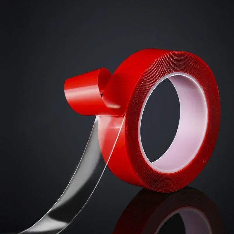 300CM/Roll Double Sided Adhesive Tape Acrylic Transparent No Traces Sticker for LED Strip Car Fixed Tablet Fixed