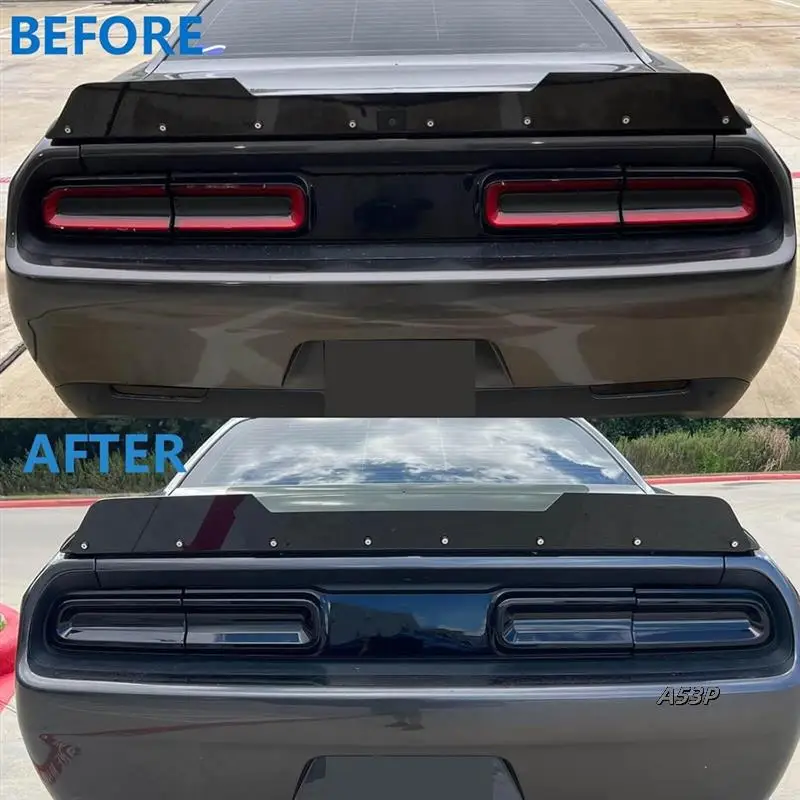

Tail Light Cover Rear Light Guard Taillight Cover For Dodge Challenger Taillight Decorative Upper Taillight Cover