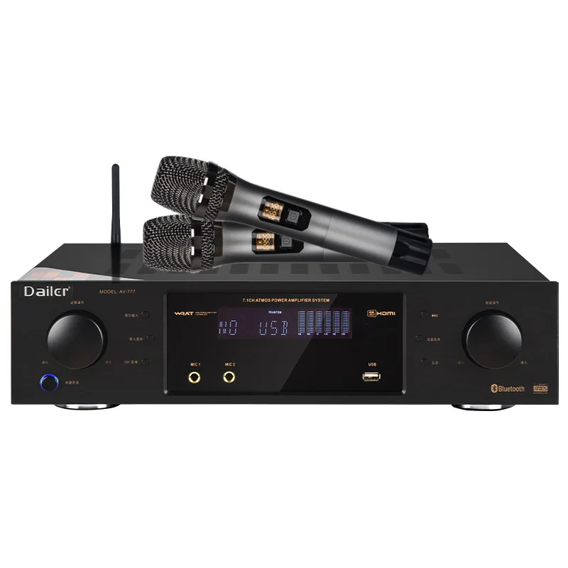 Dailer Home 7.1 Atmos Amplifier DTS Home Theater AC-3 Dolby Surround 8K high definition amplifier