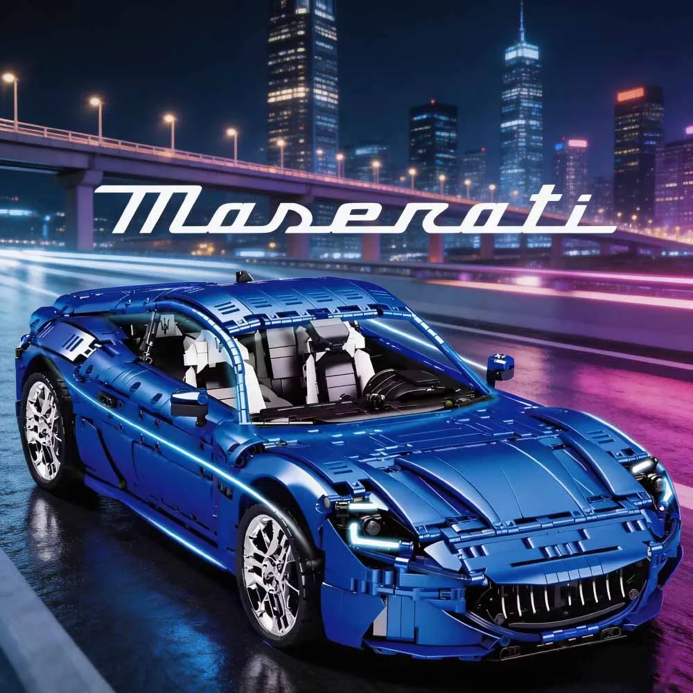 

IN STOCK MOC Technical 1:8 Sports Car GranTurismo Building Blocks Bricks Model Assembling Toys for Boys Christmas SET Gift Set