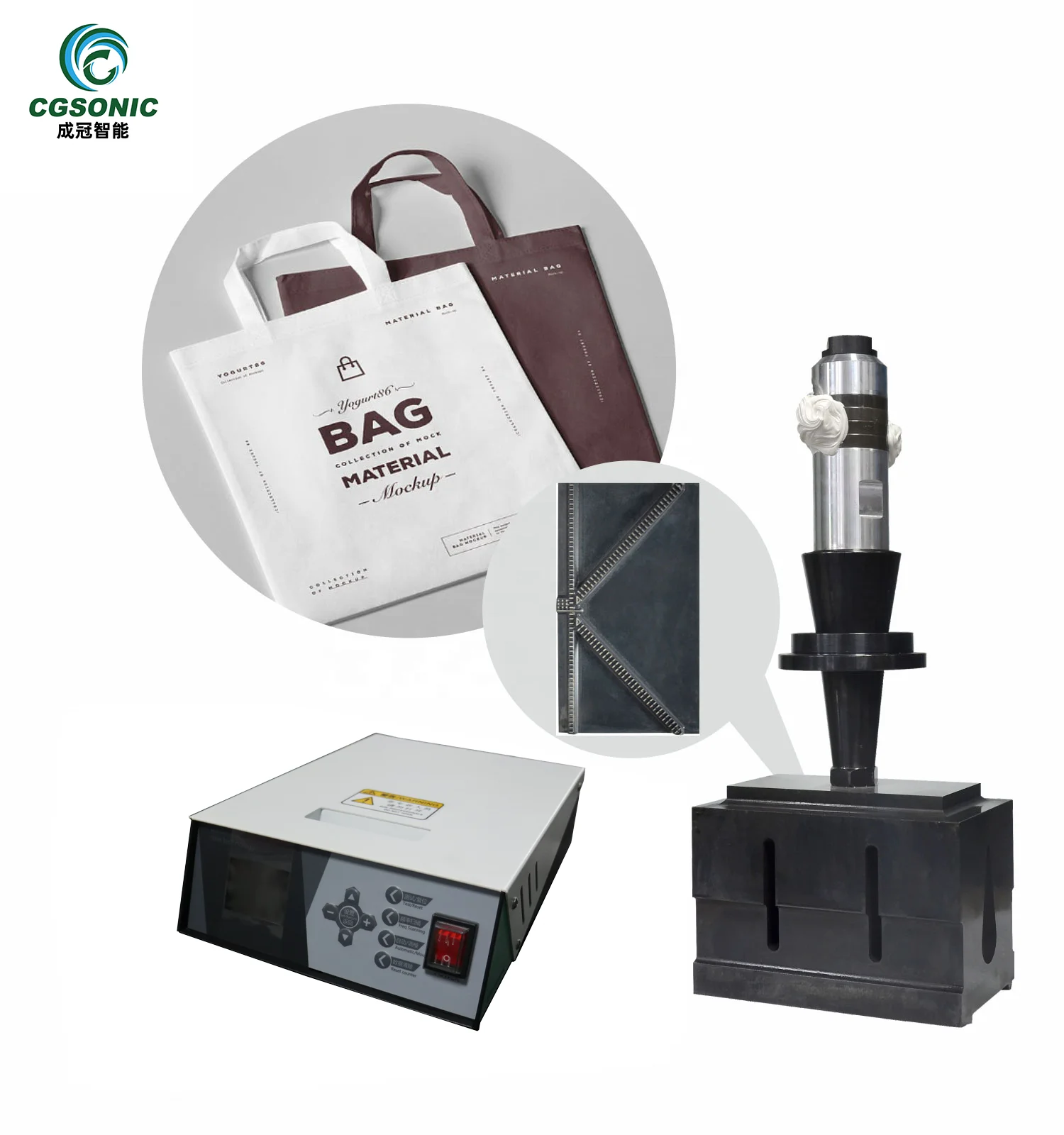 20kHz Ultrasonic Welding System New 2000W 220V Ultrasonic Generator and Stainless Steel Horn for Plastic for Paper Cup Welder