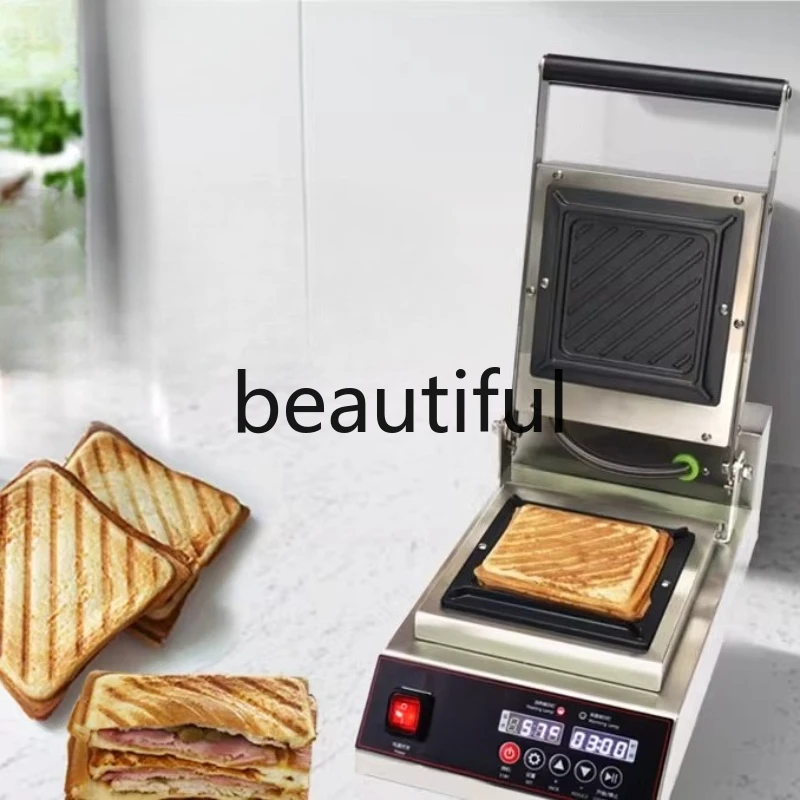 

Hot Pressing Sandwich Machine Commercial Large Baking Pan Japanese Burst Toast Hot Pressing Machine