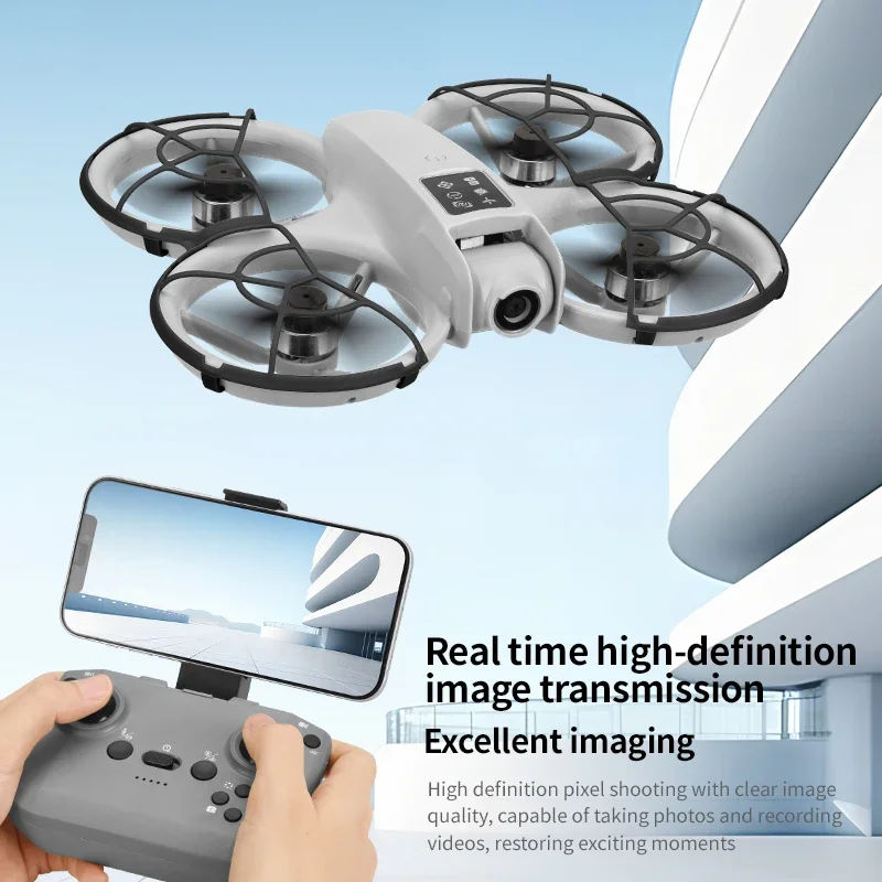480P Camera RC Quadcopters Drone Real-time Transmission Screen WIFI FPV Brushless Remote Control Drone Toy Kids Christmas Gifts