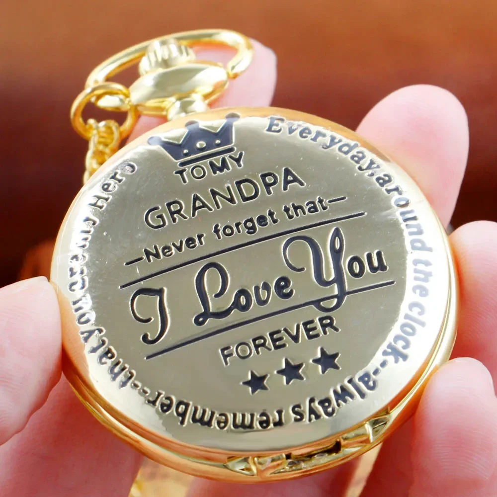 

SHUHANG 10pcs/lot Wholesale Vintage Necklace Pocket Watches Luxury Quartz Movement Chain Watch for Grandpa reloj de bolsillo