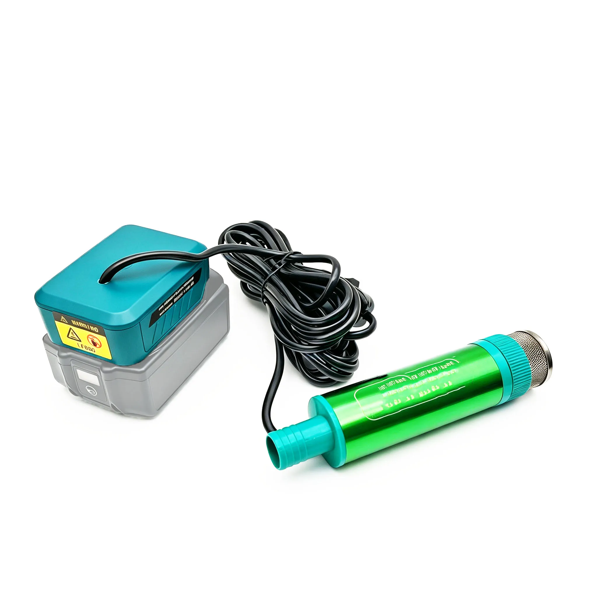 2-in-1 Öl- und Wasserpumpe für Makita 18V Akku, kabellose Diesel-Kraftstoff- und Öl-Transferpumpe, leistungsstarkes elektrisches Wasserpumpenset, passend für – Detail 4
