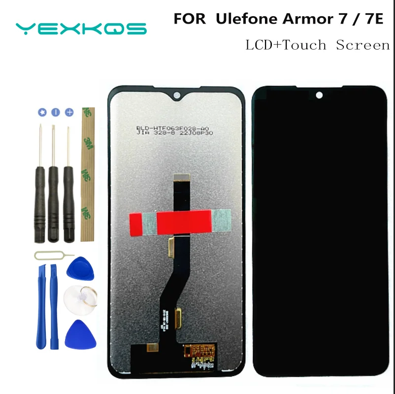 

100% Original 6.3 Inch For Ulefone Armor 7/7E LCD Touch Screen Digitizer + Frame Display Module Repair Replacement Cellphone