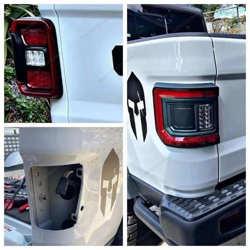For LED Tail Light Assembly Multi-function Brake Reverse Lamp Compatible with Gladiator JT Pickup Rear Lighting Parts