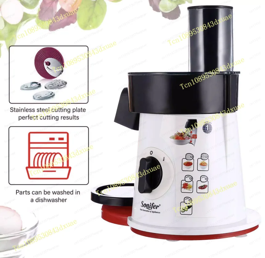 New Multifunction Electric Salad Maker, Household Vegetable Slicer Dicer for Fast Food Prep, Saves Time & Effort