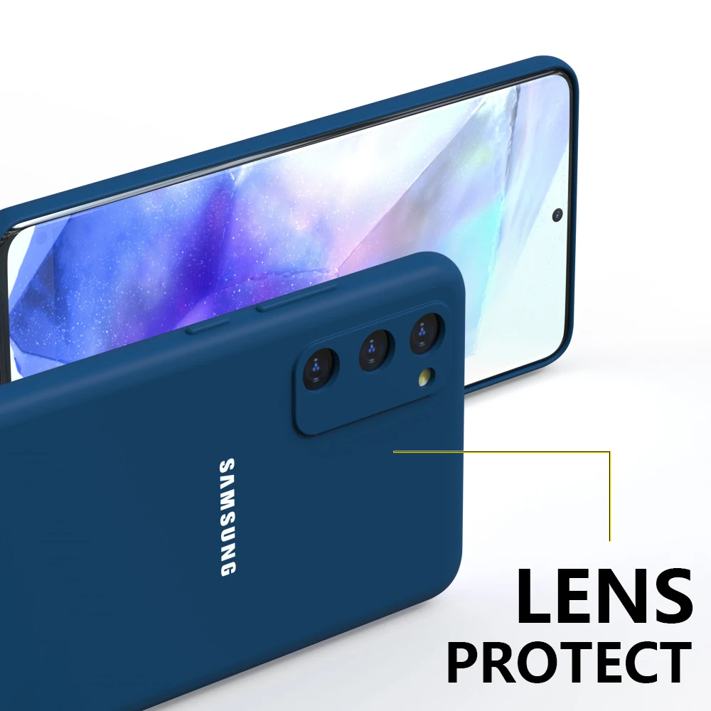 Luxuriöse Flüssigsilikonhülle für Samsung Galaxy S20 S21 S23 S24 S25 FE S26 S22 Plus Ultra Soft-Touch Stoßfeste Rückabdeckung Funda – Detail 4