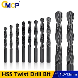CMCP 1pc 1-14mm Nitride Coating HSS Twsit Drill Bit for Woodworking Metal Stainless Steel Drilling Hole Cutter Tools