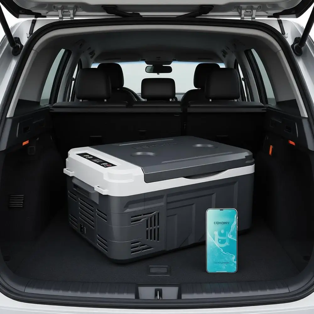 

Электрический холодильник Compror на 12 кварт, 12/24 В постоянного тока и 120-240 В переменного тока, -4°C ℉ ~68 ℉ Портативный морозильник для автодомов, путешествий, кемпинга