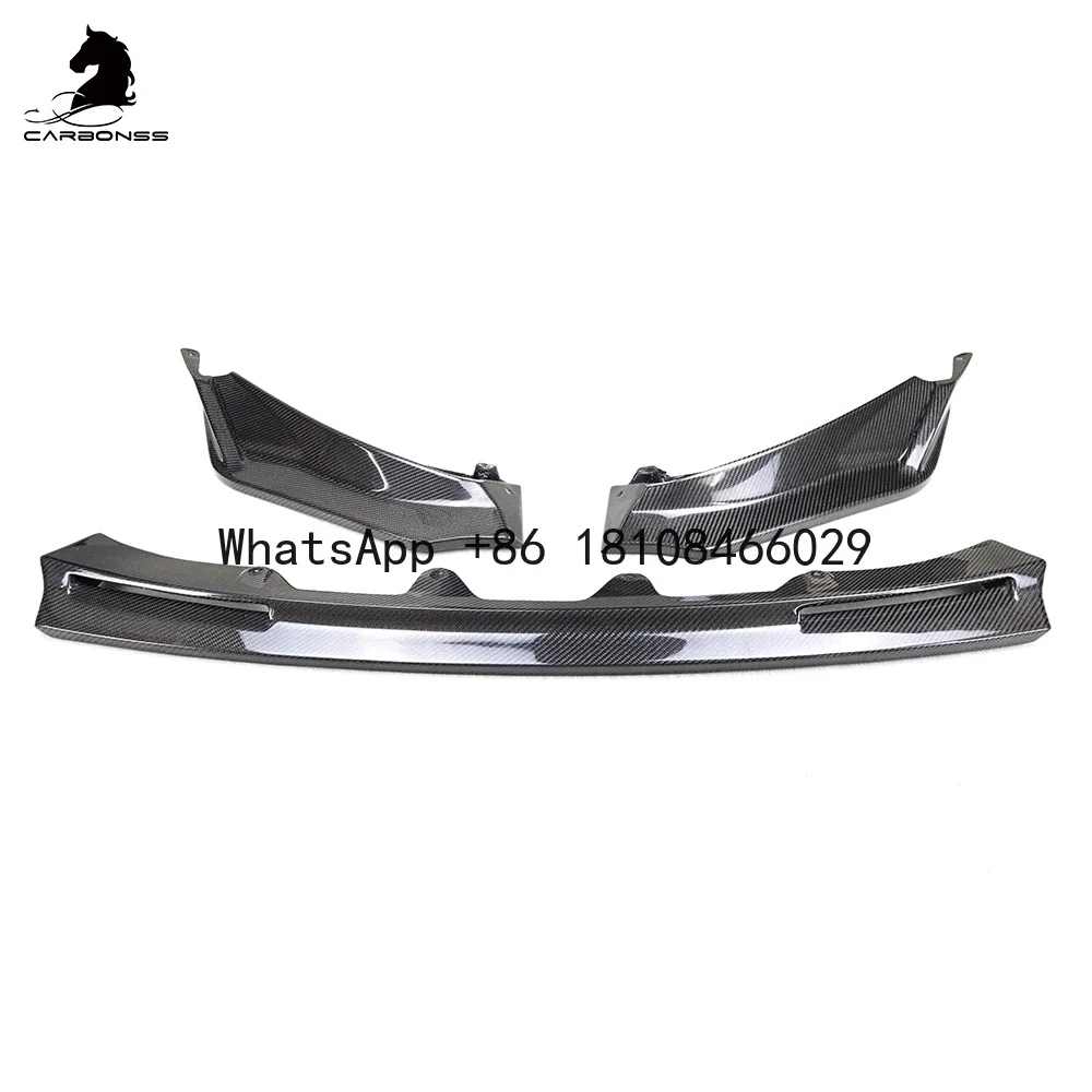 Carbon Fiber Body Kit V Type Front Buer Lip For BMW M3 M4 G80 G82