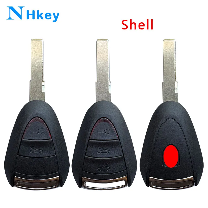 

NH key Remote Key Replacement Shell For Beautiful Key Carrera Targa 2005-2010 Cayman Boxster Turbo 911 987 996 997 With logo