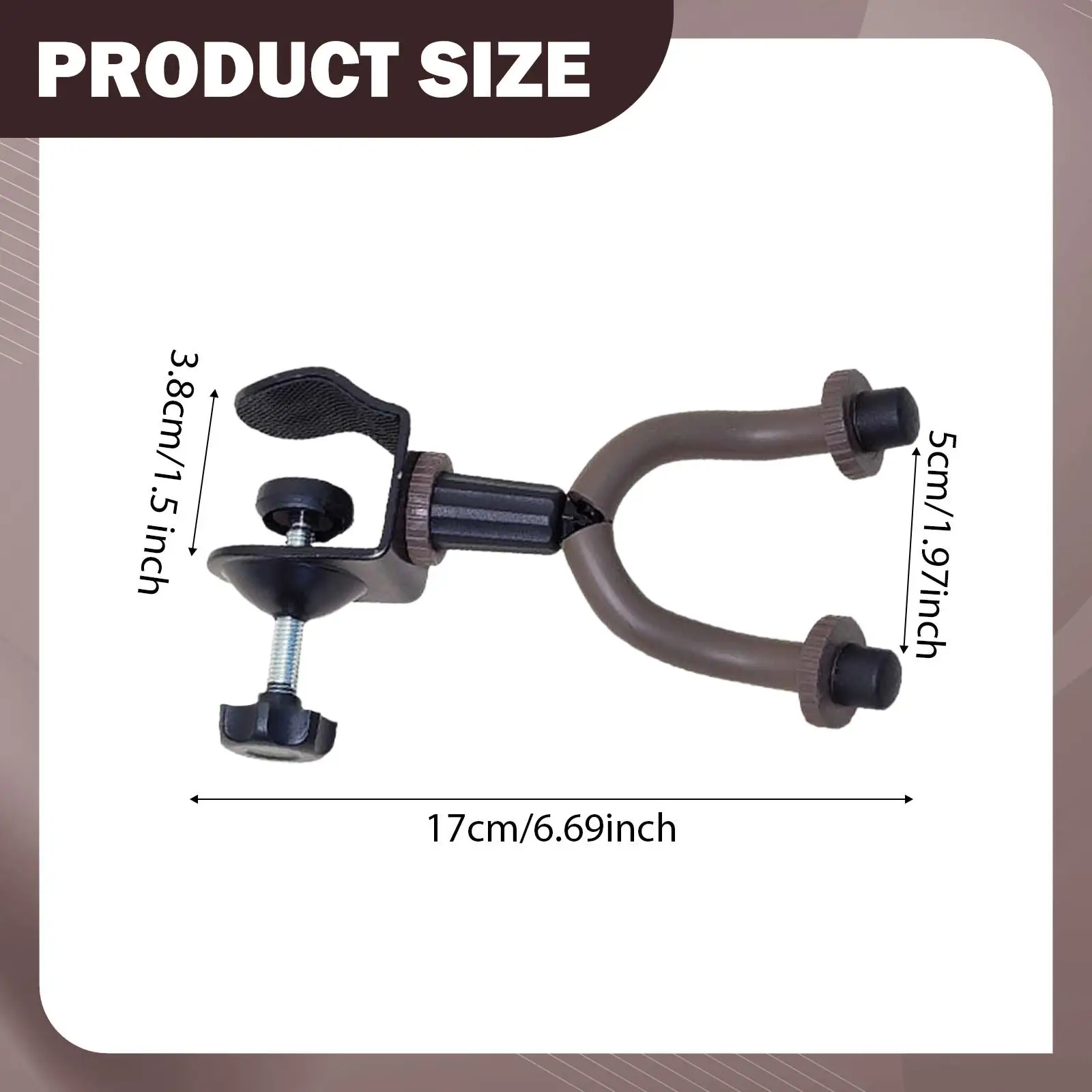 Music Stand Extension Hook Clamp on Rack Holder for Concert Performance Home