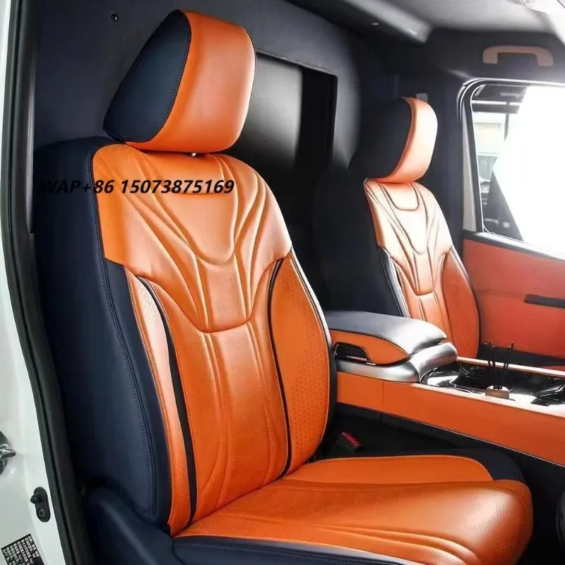 2025 New Design Luxury Custom Full Auto Modification Kits VIP Custom Car Interior Kits for Hiace Commuter