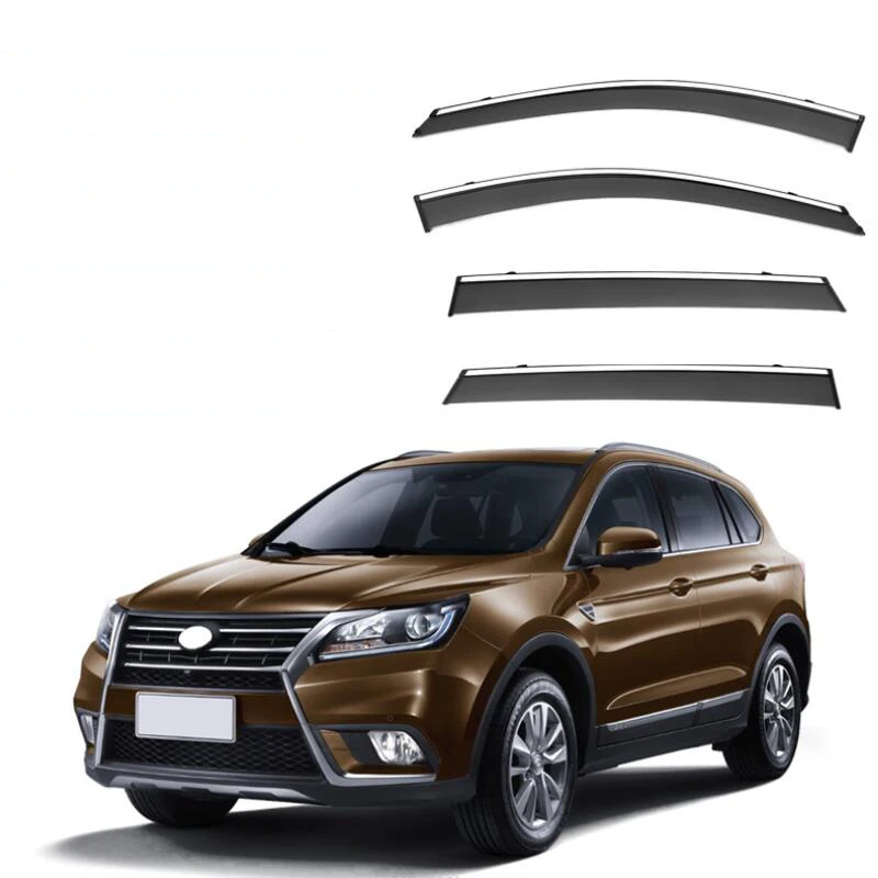 Window Visor Side Window Deflector Weather Shield Awnings & Shelters For BAIC Huansu S6 2015 2016 2017 2018 2019 2020