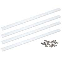 Miter bar slider UHMW plastic U-tracks Slot Crosscut Sled Table Saw Gauge Woodworking Tool 3/4\