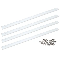 Miter bar slider UHMW plastic U-tracks Slot Crosscut Sled Table Saw Gauge Woodworking Tool 3/4