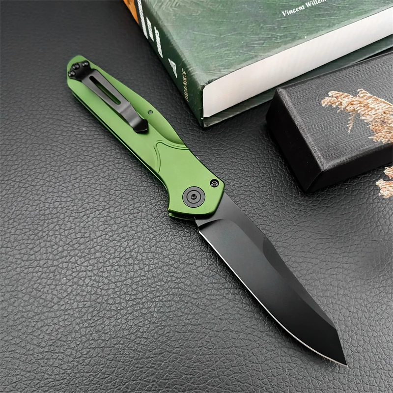 Tactical aluminum alloy handle camping BM9400 outdoor survival D2 blade EDC folding knife