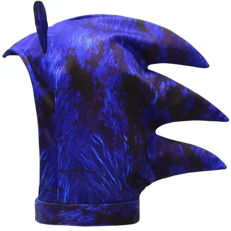 HN8 Blu/nero Anime Costume Sonics Bambini Gioco Personaggio Costumi Costume di Halloween Per Bambini cosplay tuta Maschera/Headdr) 4Dc